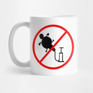 Do not inflate platypus. Mug